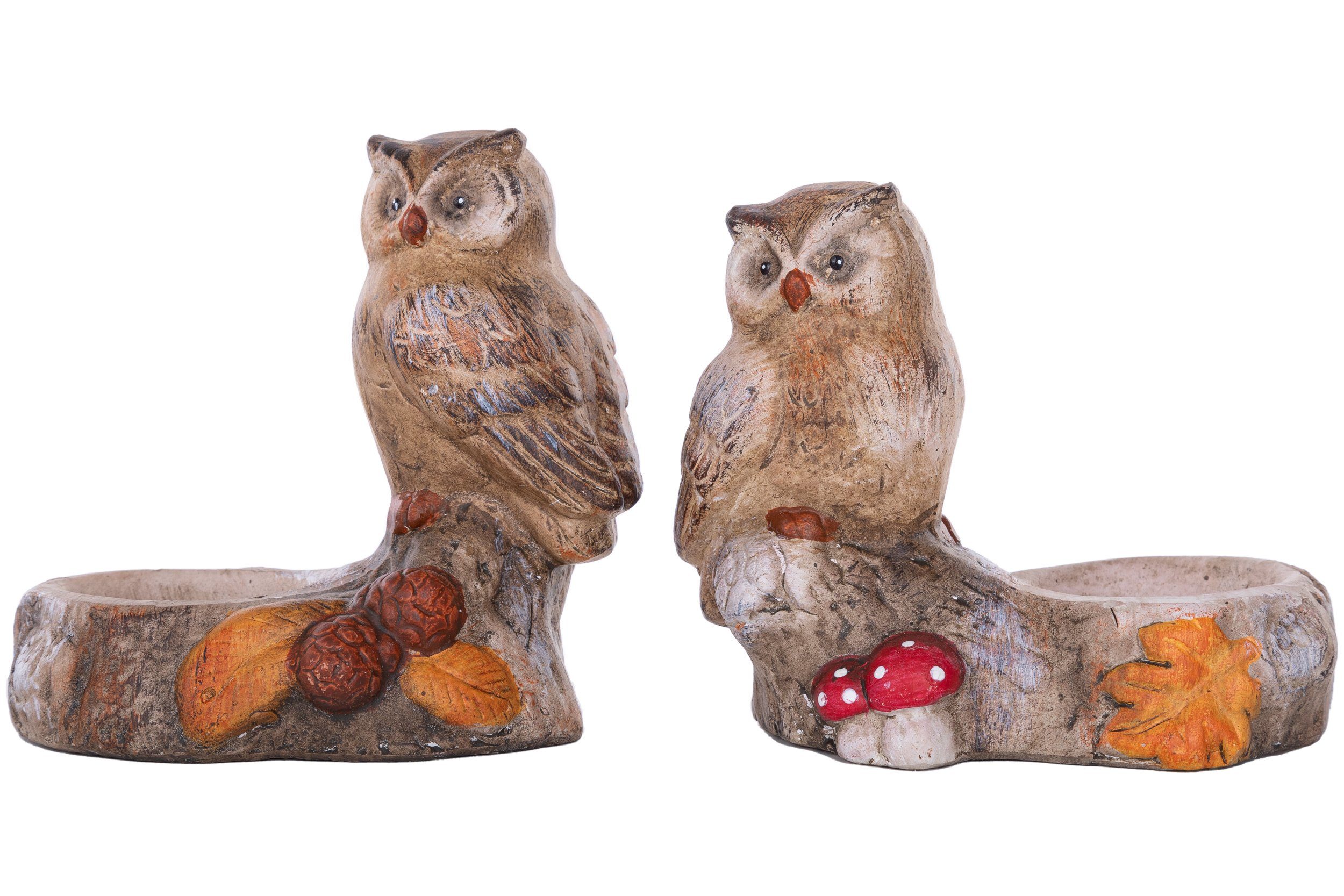 Wohnando Kerzenhalter 2 Teelichthalter Eulen, für gemütliche Dekoration im günstig online kaufen