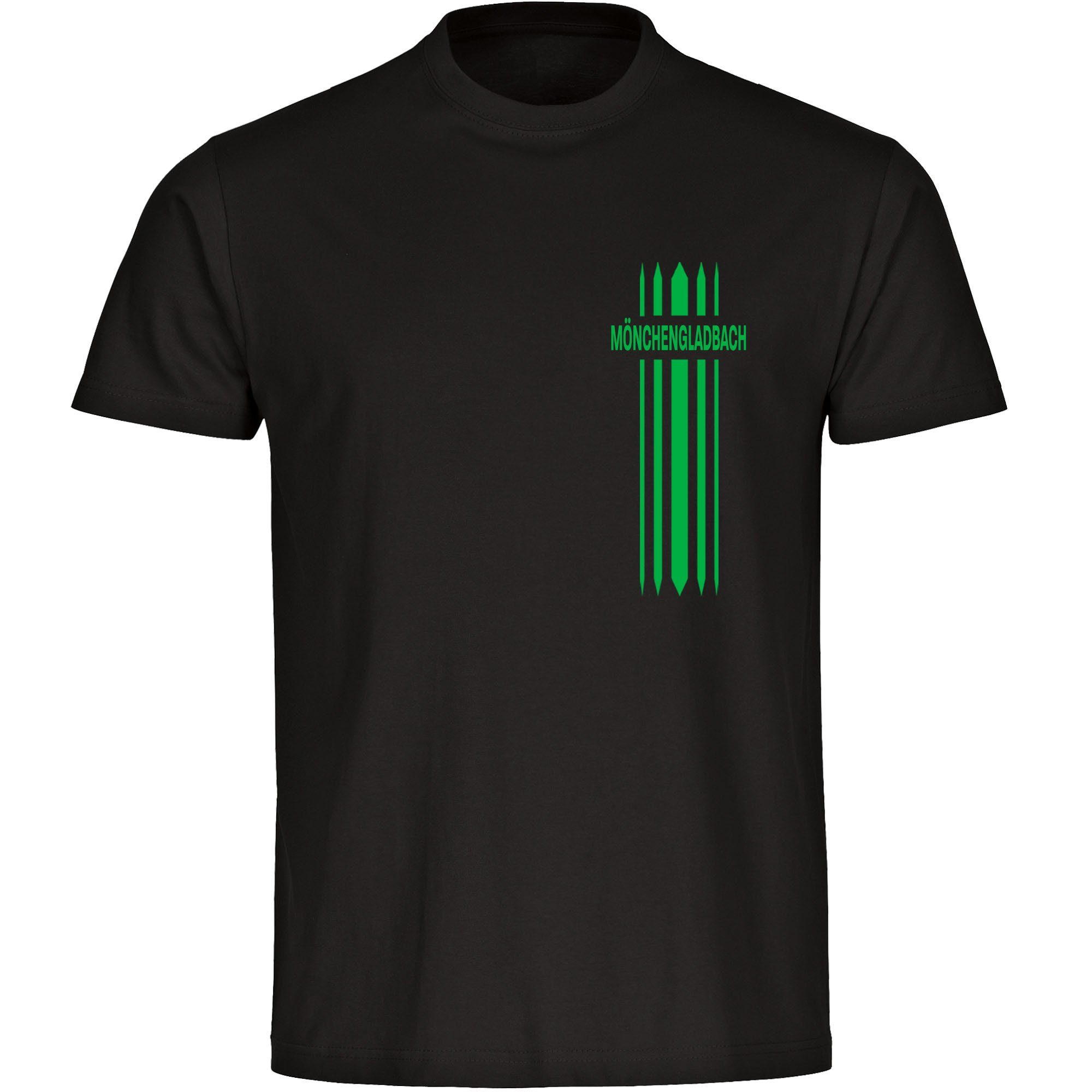 multifanshop T-Shirt Herren Mönchengladbach - Streifen günstig online kaufen