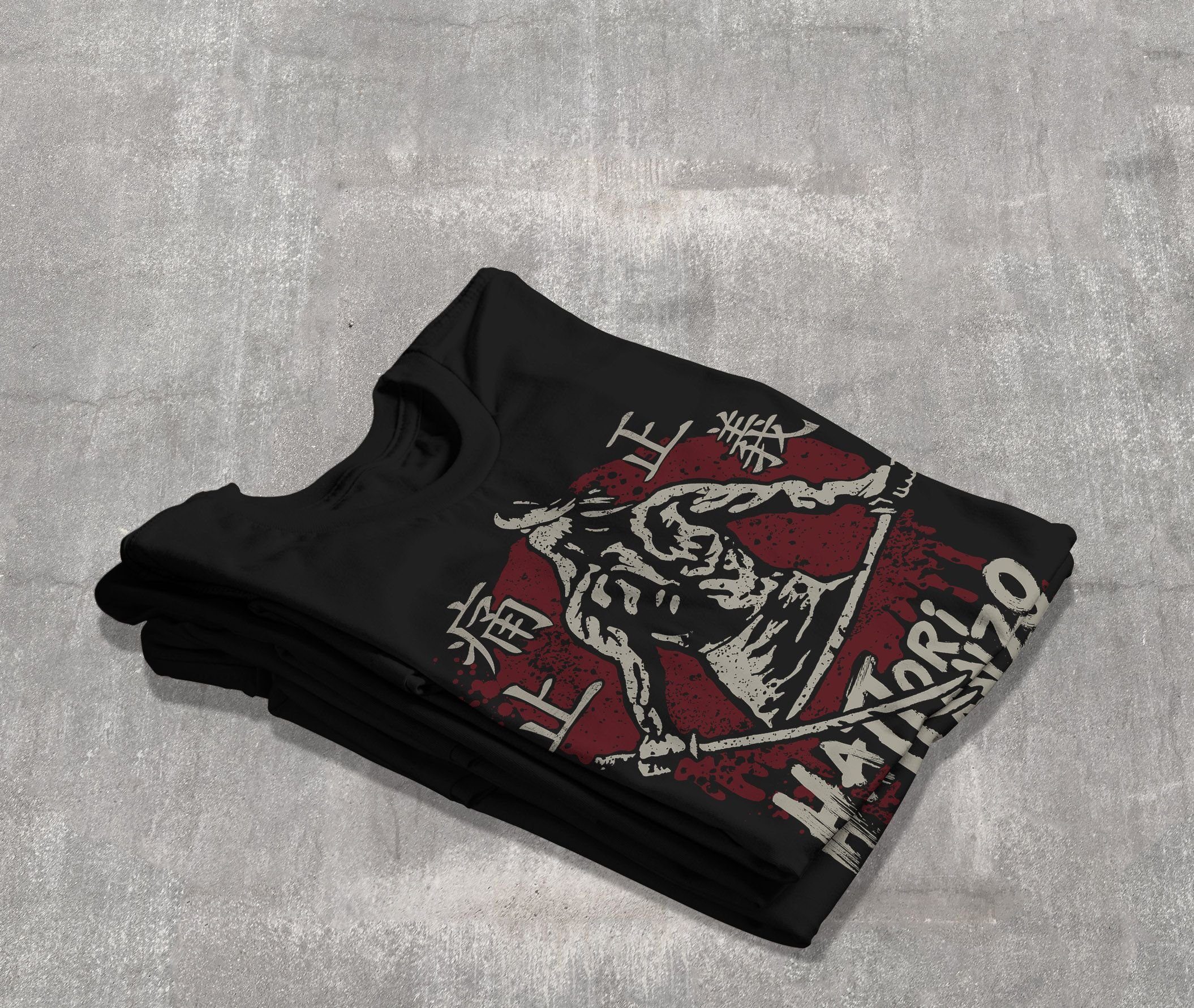 Neverless Print-Shirt Neverless® Herren T-Shirt Samurai günstig online kaufen