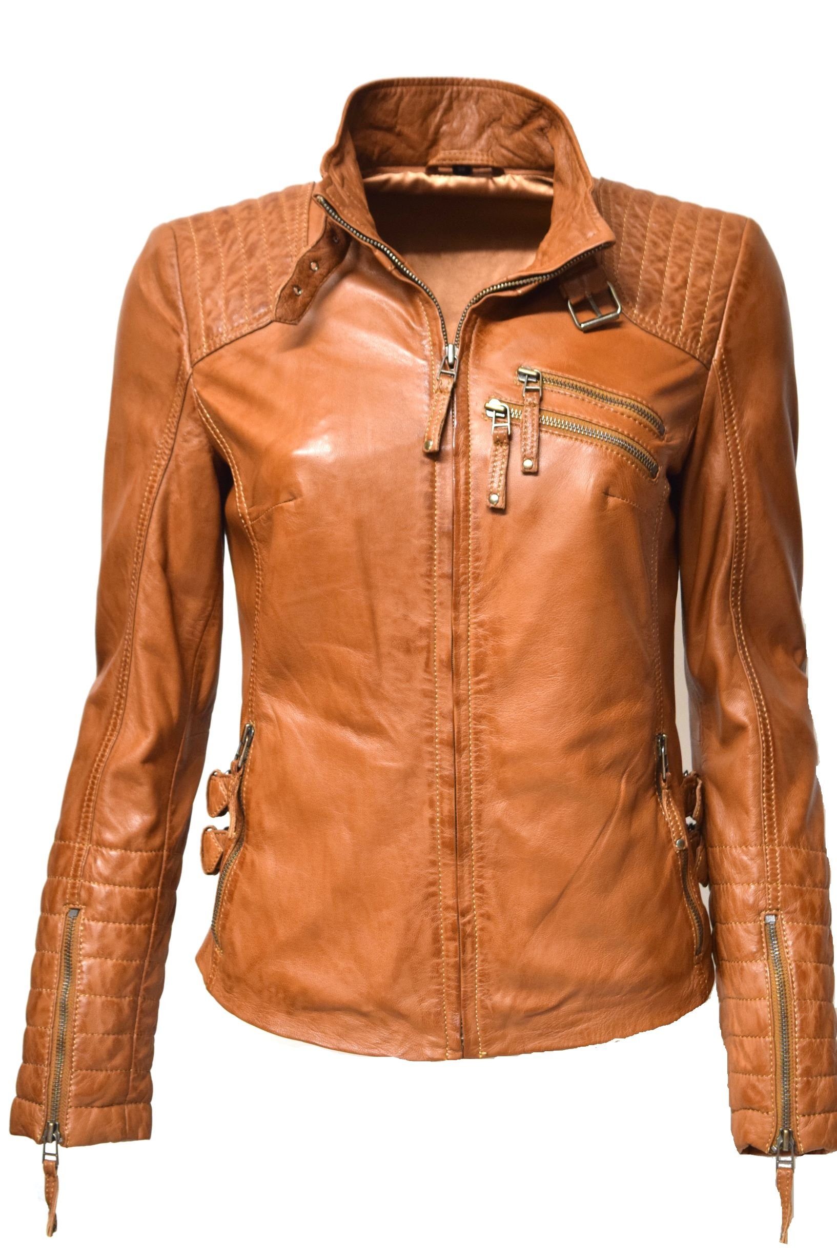 Zimmert Leather Lederjacke »Amy« (1-St) online kaufen | OTTO