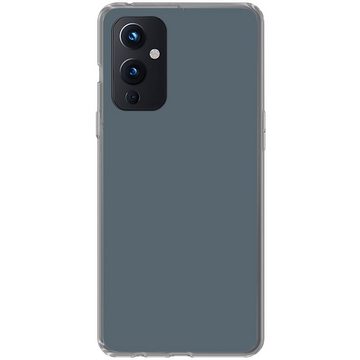 MuchoWow Handyhülle Farben - Blau - Innen, Phone Case, Handyhülle OnePlus 9, Silikon, Schutzhülle