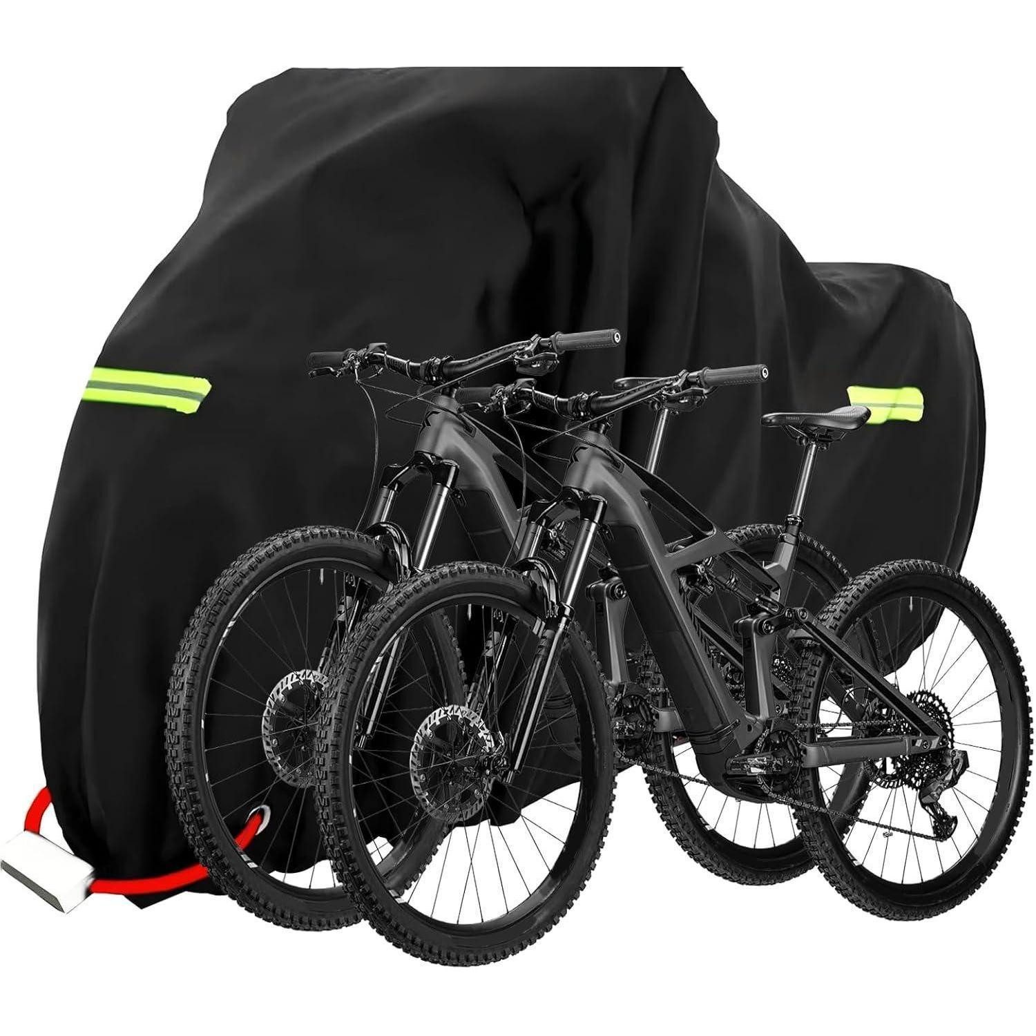 LuxusKollektion Fahrradschutzhülle Fahrradabdeckung Wasserdicht für 1-3 Fahrräder Oxford 205x110x80cm (1-St)