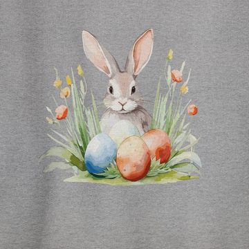 Shirtracer Sweatshirt Hase mit Ostereiern (1-tlg) Ostern Outfit