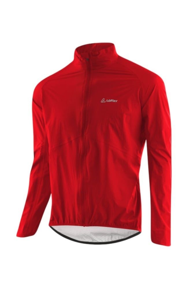 Löffler Fahrradjacke Bike WPM Pocket (winddicht, wasserdicht, leicht) rot Herren