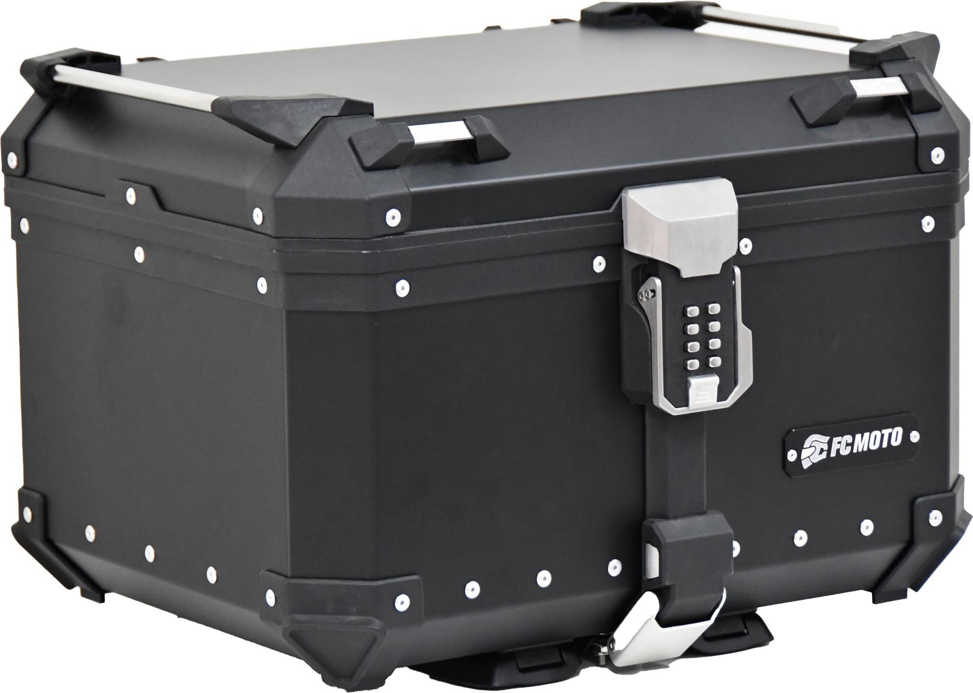 FC-Moto Handgepäck-Topcase Terreno X Keyless Alu Topcase, Hartschalenkonstruktion,wasserdicht