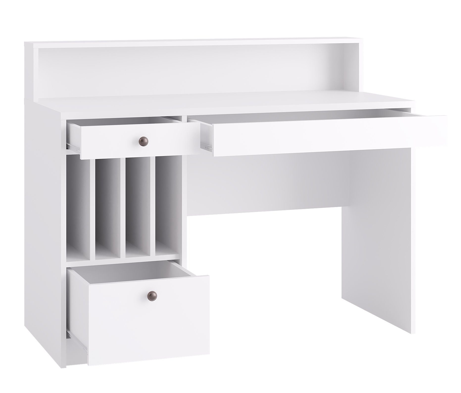 Kassia, Tisch Swema Schreibtisch 120cm Breite weiß