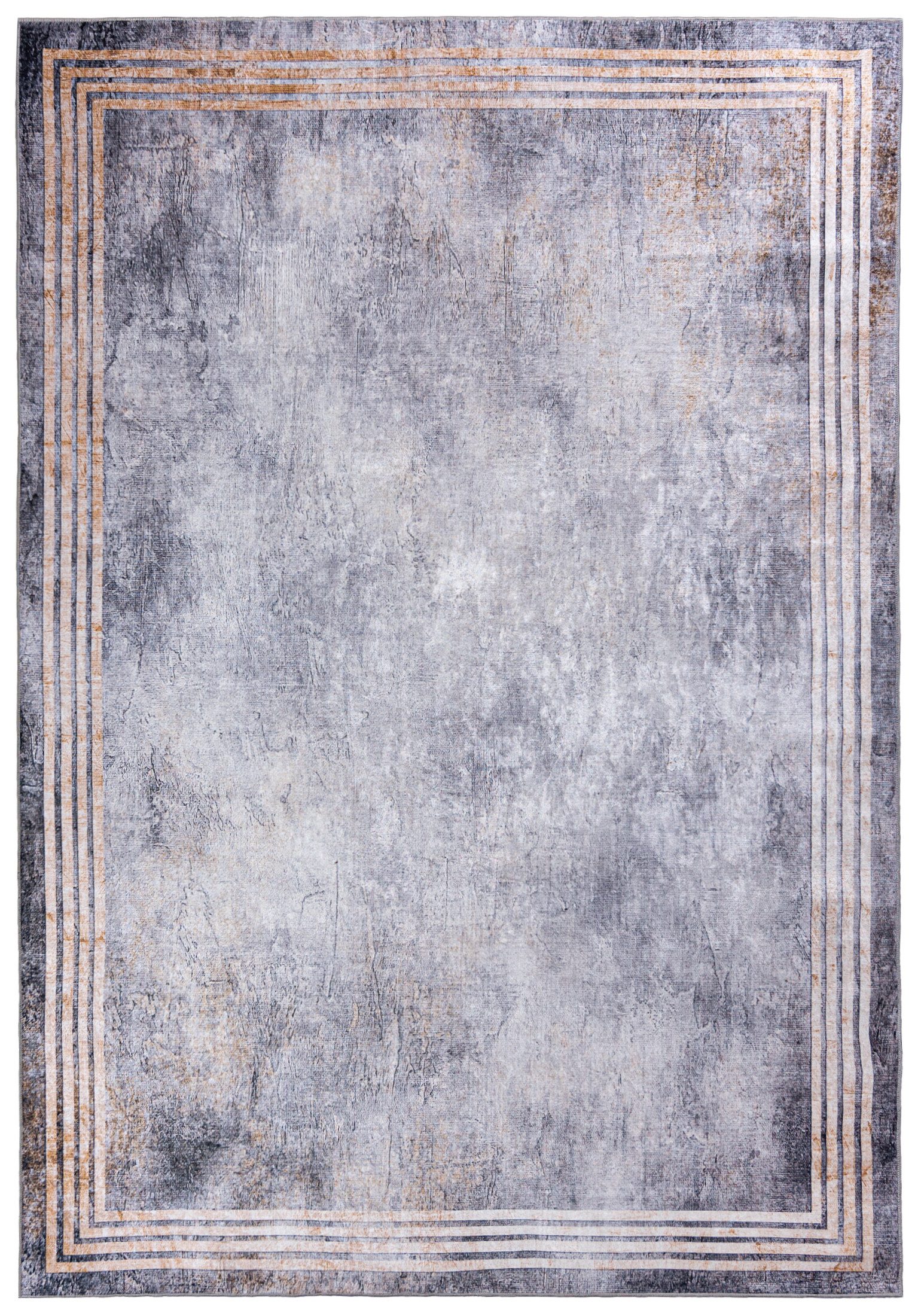 Mazovia Designteppich Modern Teppich für Wohnzimmer, Schlafzimmer, Esszimmer, 80 x 150 cm, Kurflor, Waschbar in Waschmaschine, Höhe 5 mm, Rutschfest