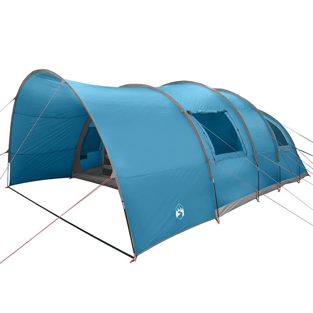 Tunnelzelt Tunnelzelt für 8 Personen mit Dach Blau 710 x 460 x 245 cm