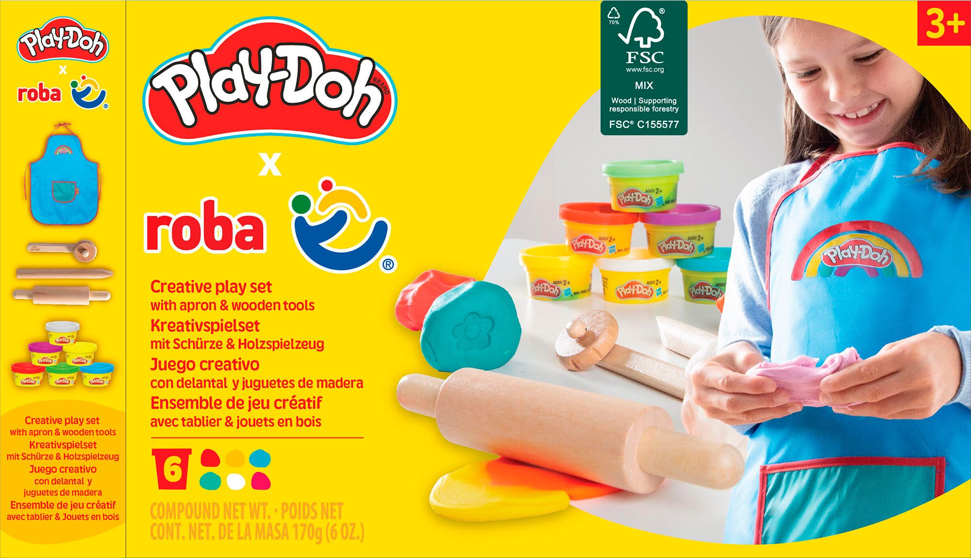 roba® Knetform-Set Play-Doh