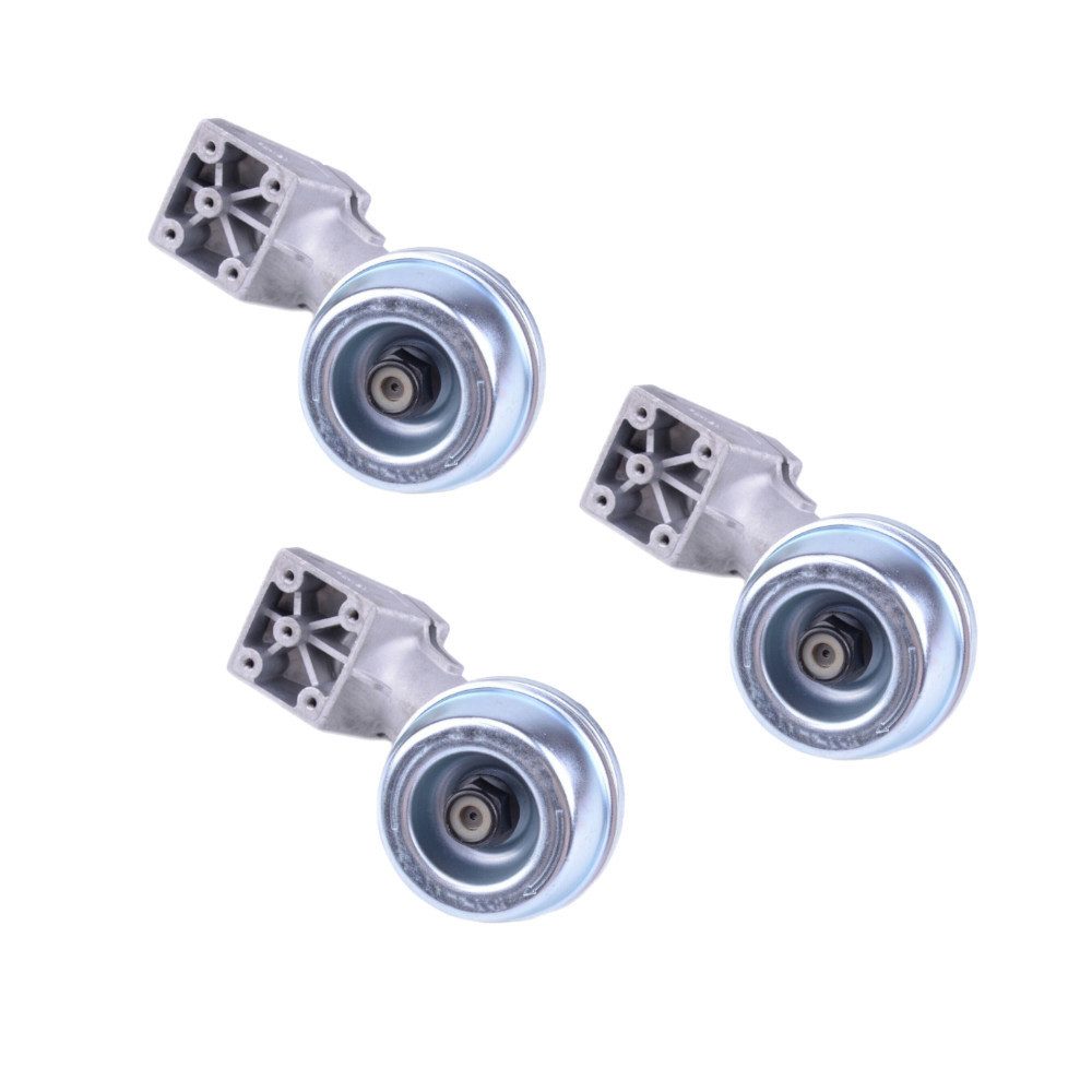 Trade-Shop Motorsensenmesser Winkelgetriebe 3x passend für Stihl FS80 FS83 FS85 FS90 FS100 FS120 (3-St), M10 x 1 Linksgewinde / 5mm Vierkantwelle / für 25,5mm Schaftrohr