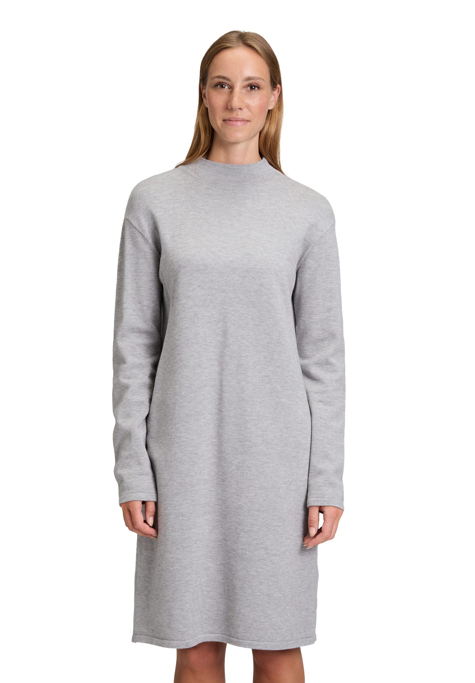 Strickkleid Damen mit Stehkragen