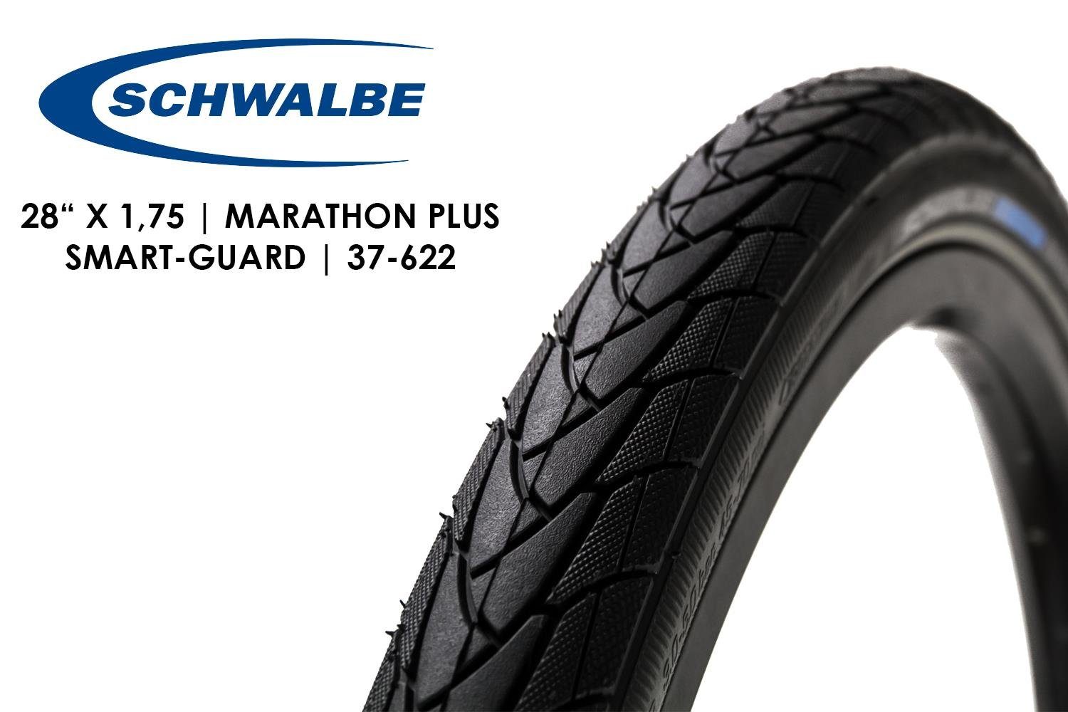 Schwalbe Fahrradreifen 28 Zoll Schwalbe Marathon Plus Fahrrad Reifen, (1-tlg)