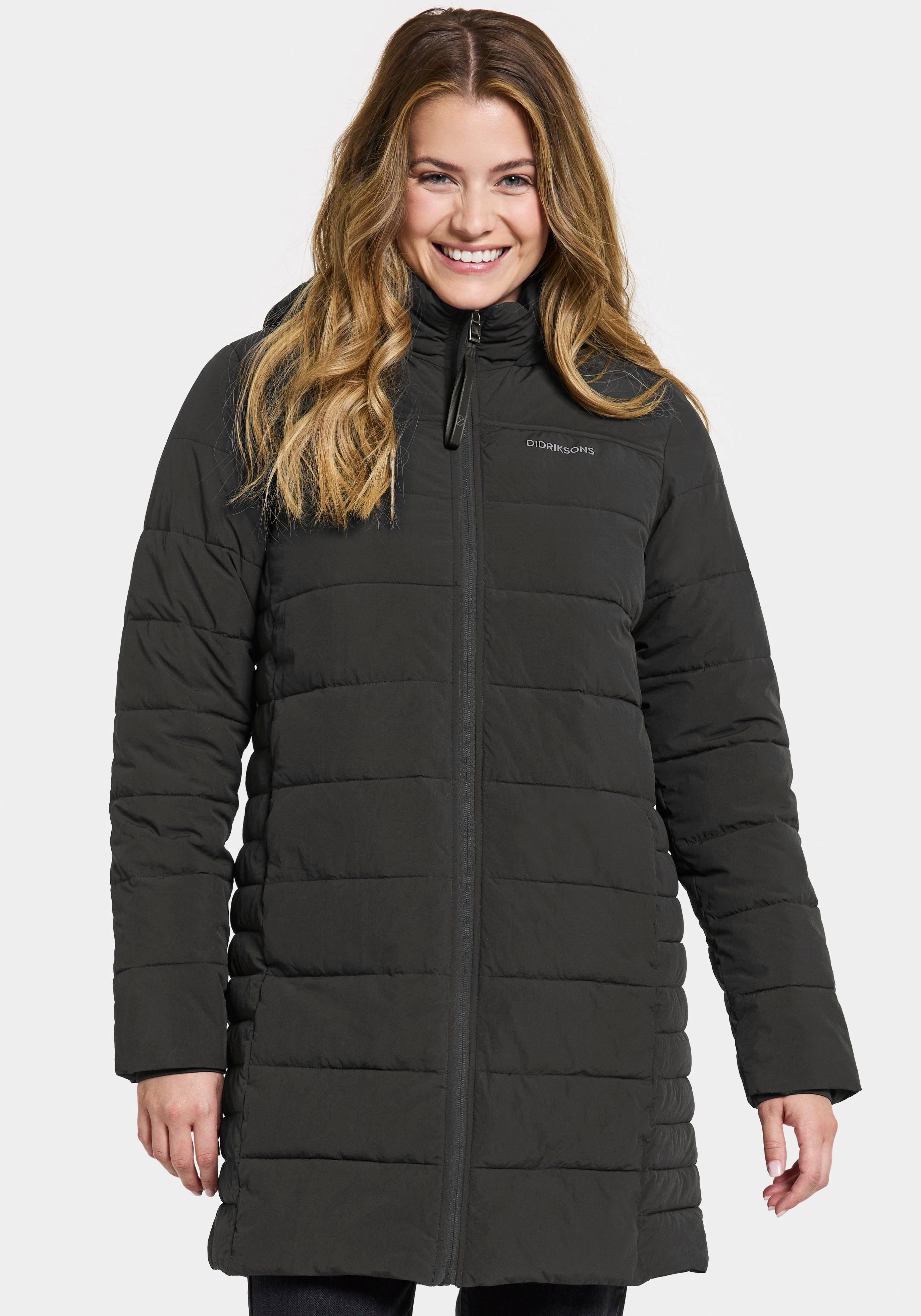 Didriksons Winterjacke KATRIN WNS PARKA, Fronttaschen und Innentasche mit  Reißverschluss | Jacken