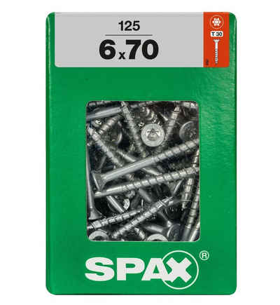 SPAX Holzbauschraube Spax Universalschrauben 6.0 x 70 mm TX 30 - 125