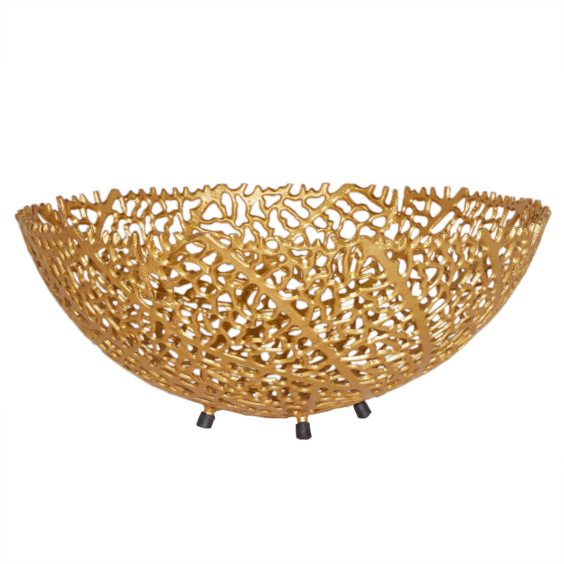riess-ambiente Dekoschale ABSTRACT LEAF 45cm gold günstig online kaufen