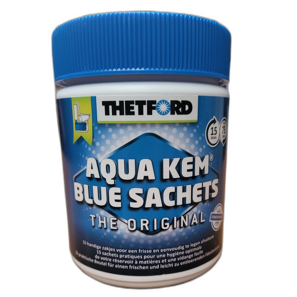 THETFORD Thetford Aqua Kem Blue Sachets - 15 Stück Campingtoilettenreiniger