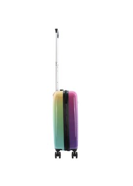 Saxoline® Koffer Rainbow, mit praktischem TSA-Zahlenschloss