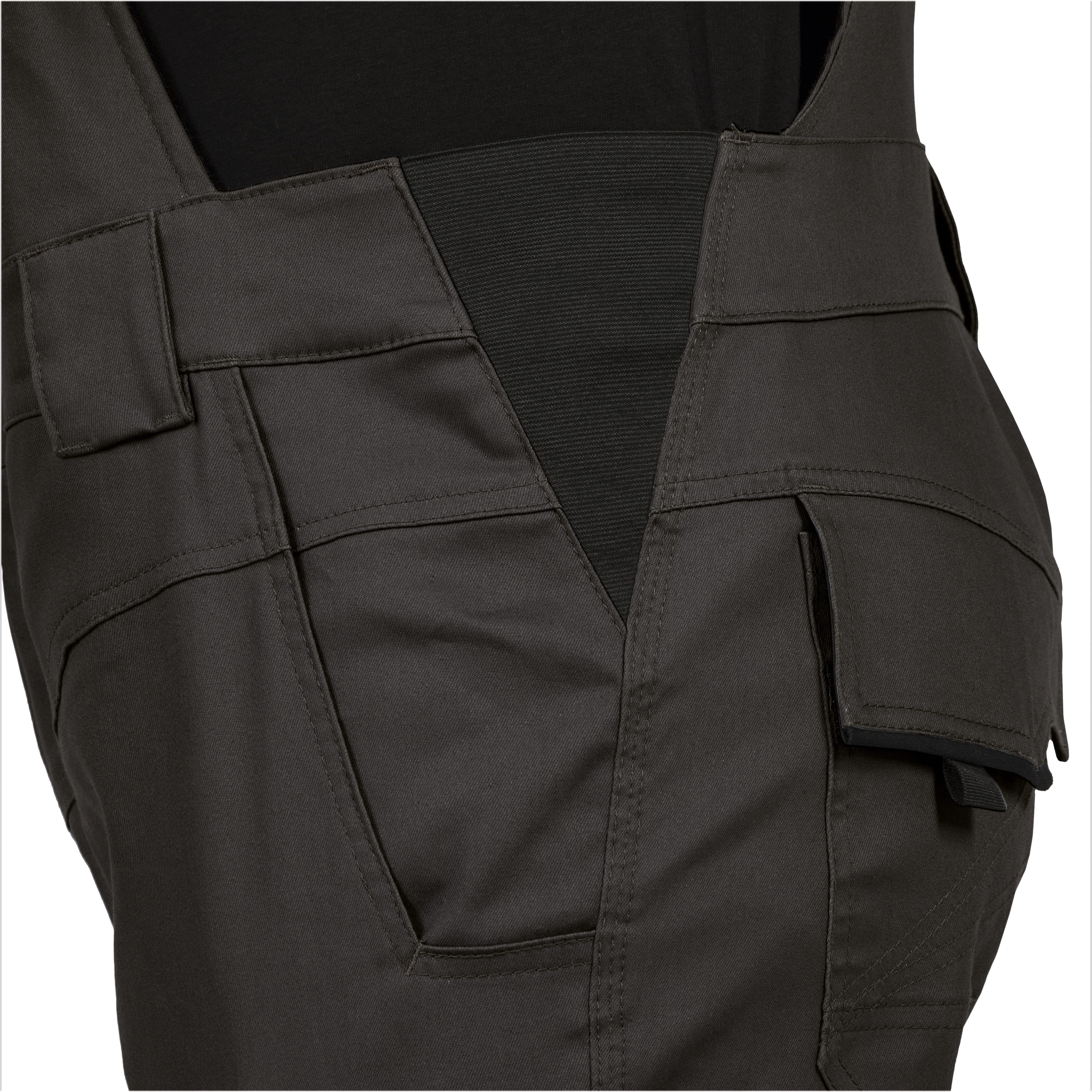 Leibwächter Arbeitslatzhose Herren Flex-Line Latzhose (Arbeitshose mit Keil im Schritt) mit Reflektoren – Bild 4 von 4