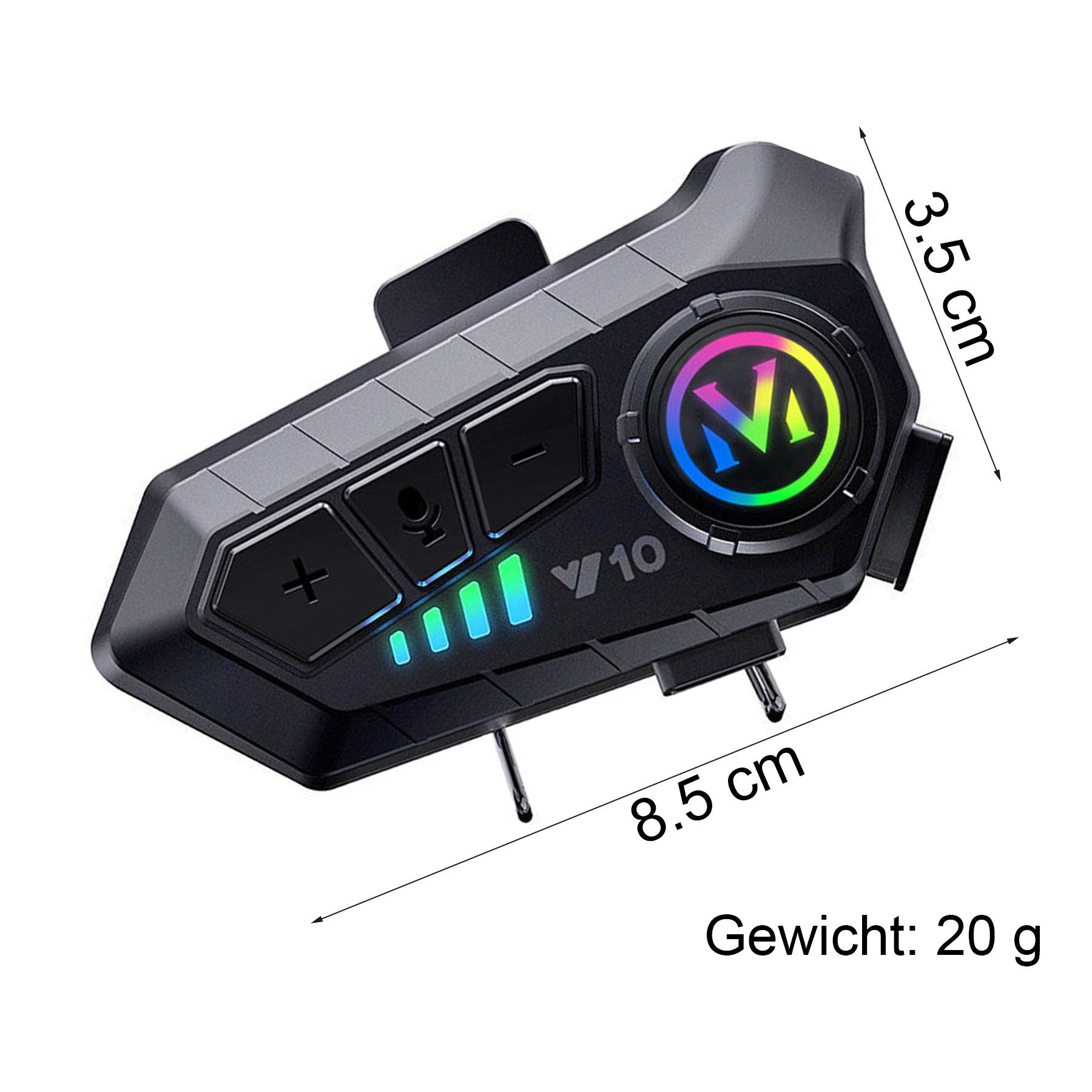 Senmudi Motorradhelm Helm Headset,Motorrad Helm Bluetooth Headset,Motorrad Intercom Headset