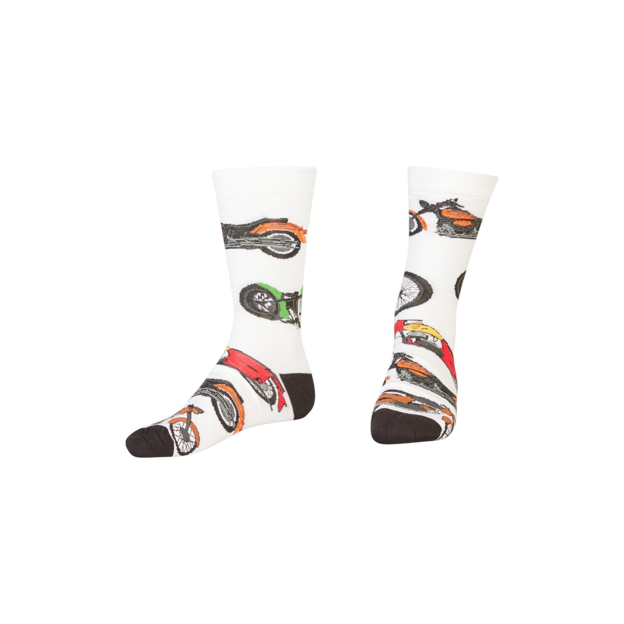 AbgeStrumpft Freizeitsocken Abgestrumpft Socken Motorrad (1 Paar, 1-Paar, 1 Paar) lustiges Design