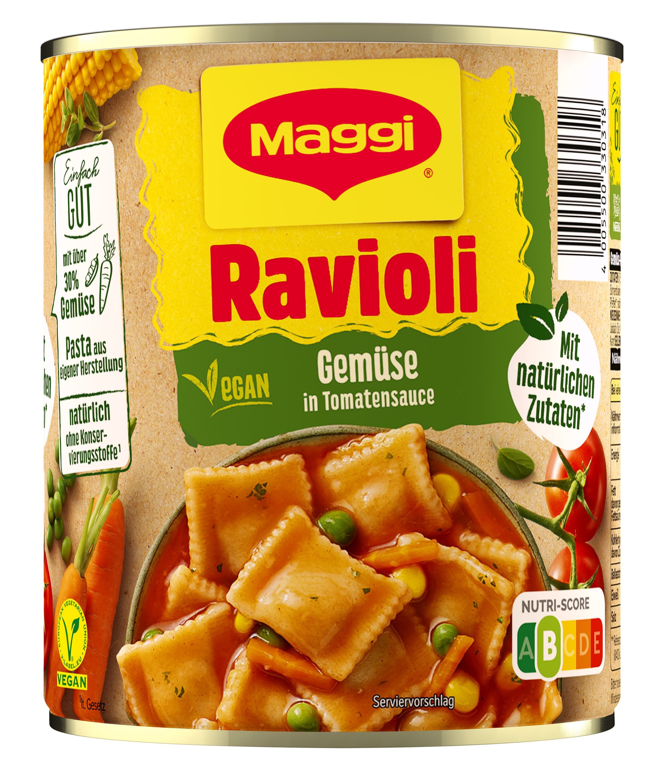 MAGGI Fertiggericht, Maggi Gemüse-Ravioli