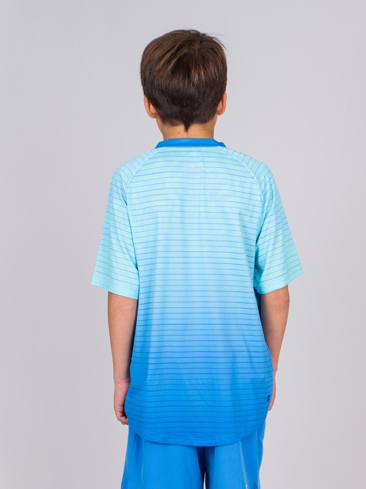 Trainingsshirt Colortwist BIDI Jungs Shirt für BADU Tennis in Blau