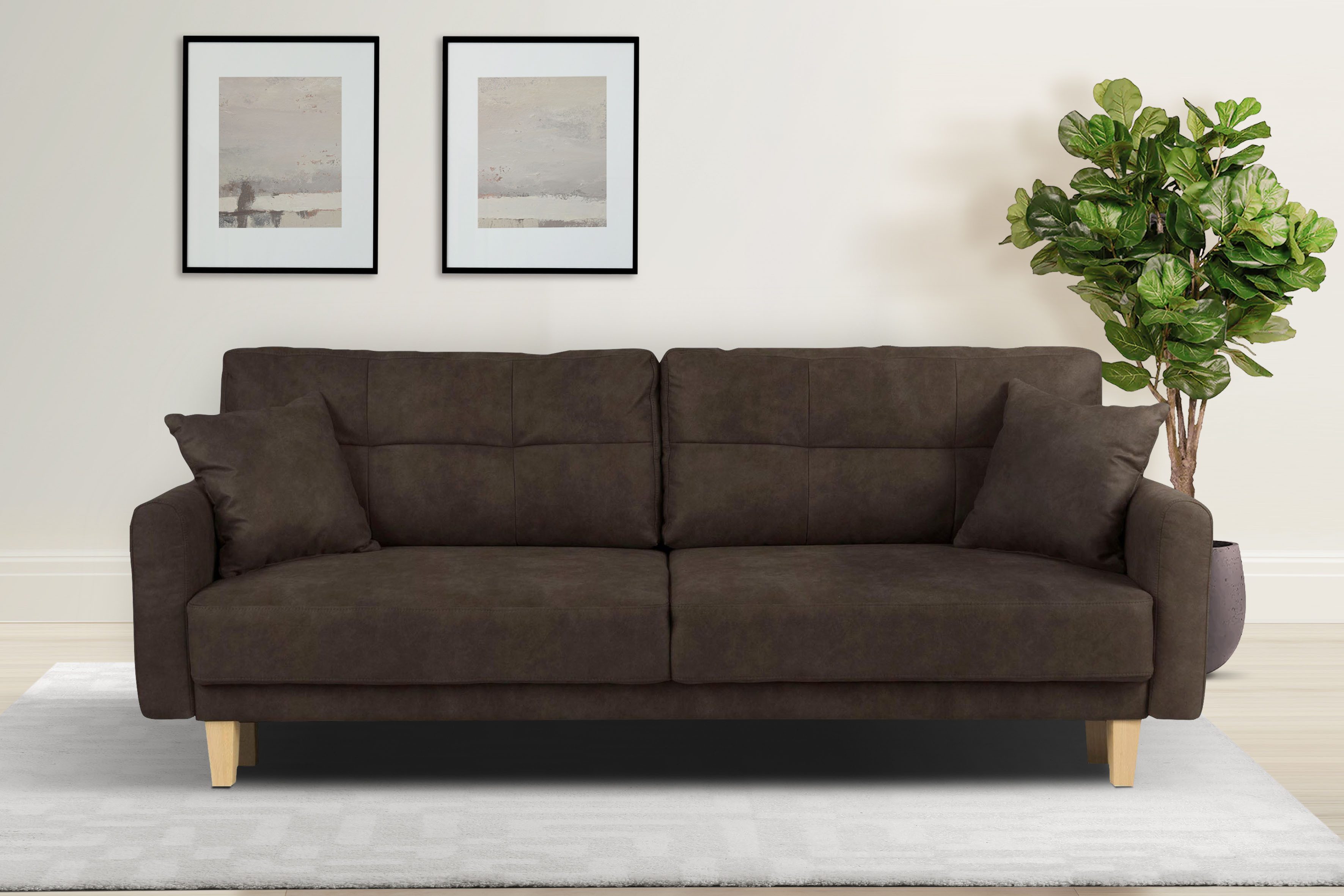 Home affaire 3-Sitzer TRIPLO optionale Schlafsofa günstig online kaufen