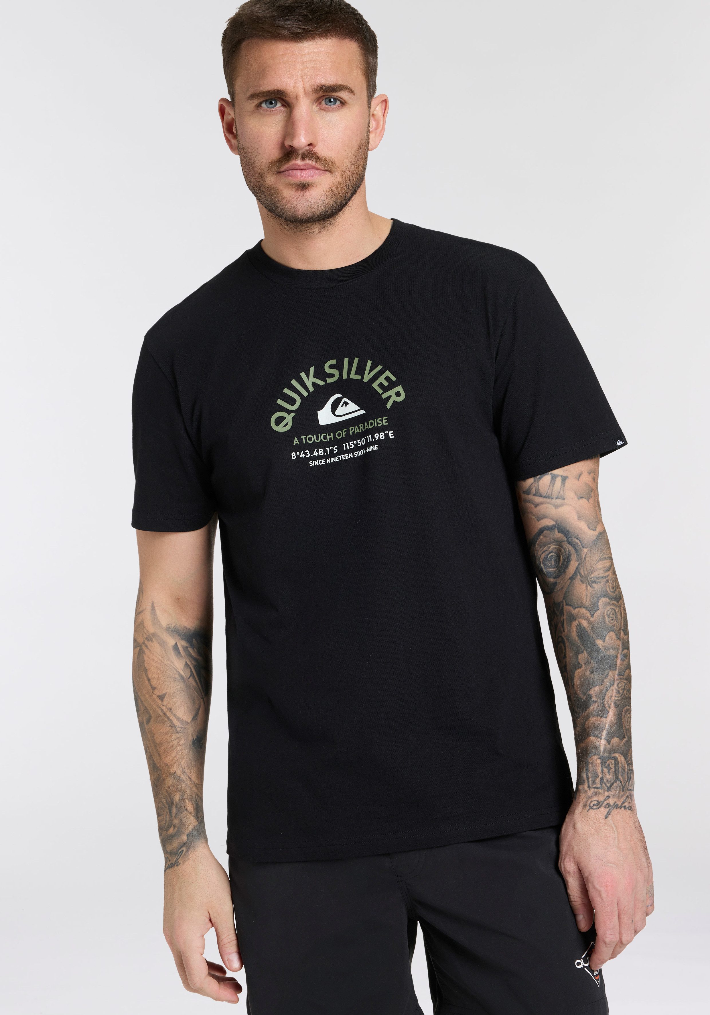 Quiksilver T-Shirt BEST PLACE SHORT SLEEVE TEE PACK YM (Packung, 2-tlg., 2e günstig online kaufen