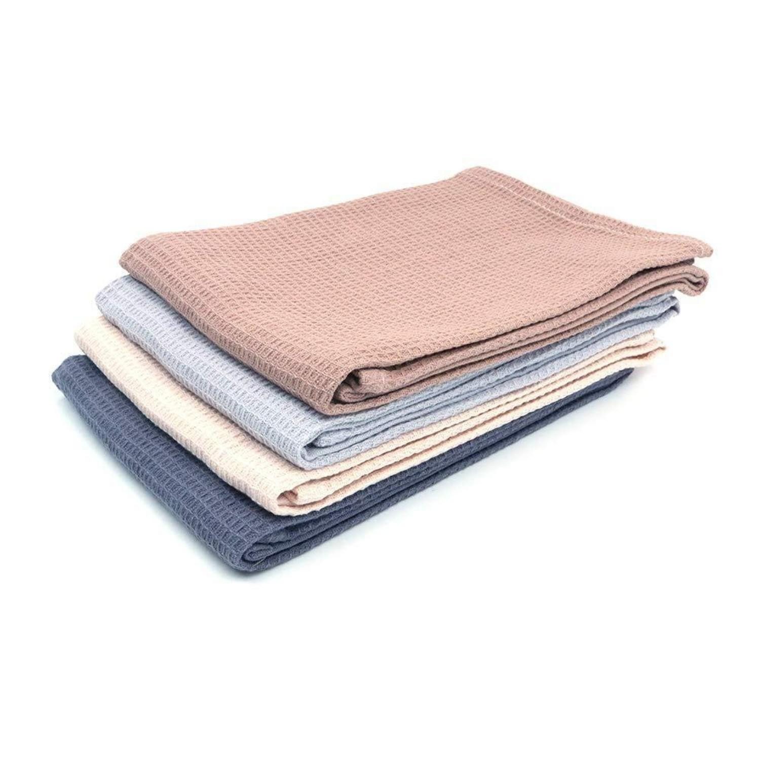 LuxusKollektion Geschirrtuch Geschirrtuch 4er-Set Baumwolle 45x65cm MixCol
