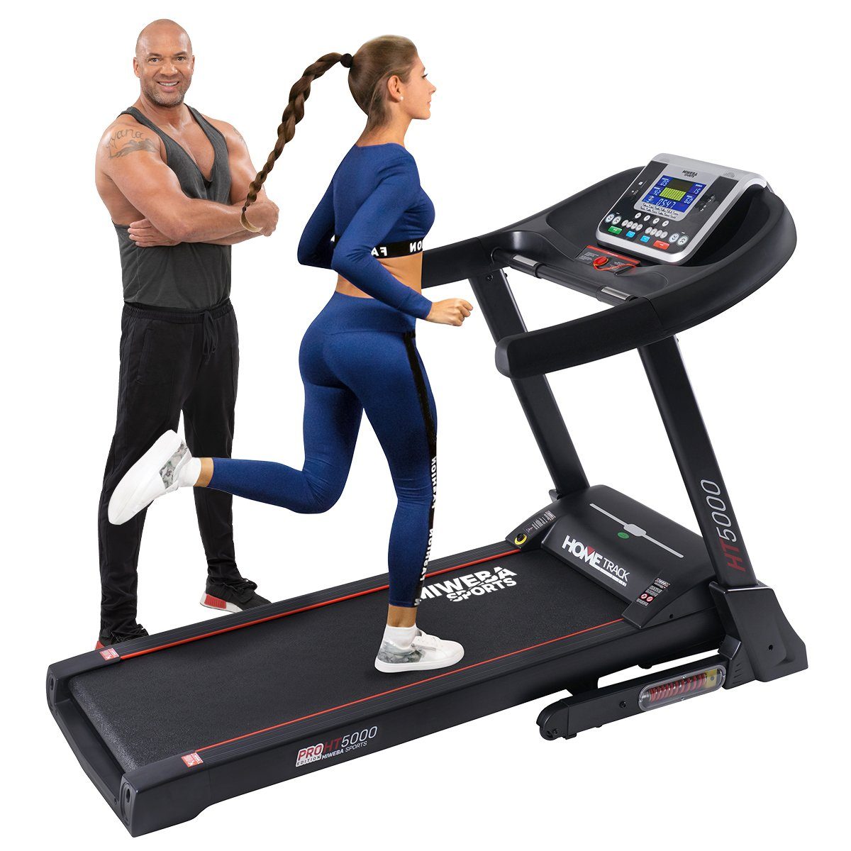 % 18 Watt, Sportgerät, km/h Lauffläche, Fitnessgeräte Start-Countdown, Bluetooth, Sportgeräte HT5000 - 1-18 Benutzergewicht, PS, Dämpfungssystem), Laufband große für LCD-Display, Fitnessgerät Miweba Speedrunner, Pulsmesser, 150 km/h, Heimtrainer Steigung Klemme, Zuhause - 7 Trainingsgerät, Laufprogramme, max. GFit-App, klappbar Slow-Down 1-tlg., Safety-Key Funktion, Sports kg 2000 15 (Treadmill, elektrisch 12