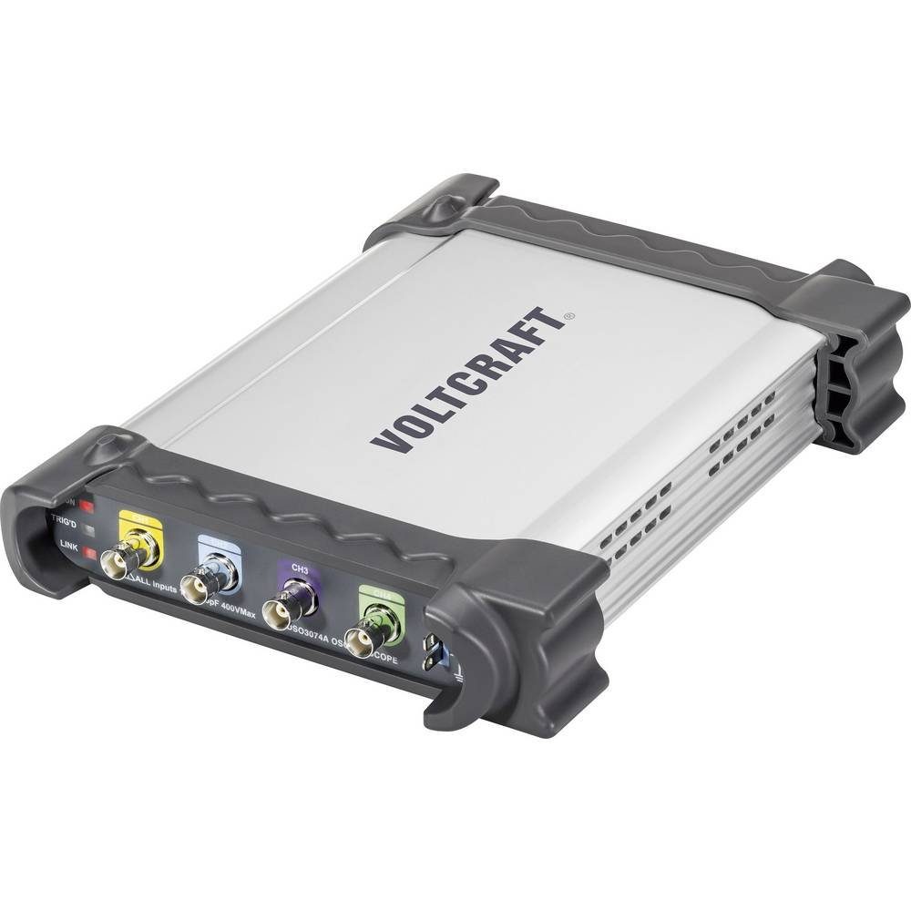 VOLTCRAFT Multimeter USB-Oszilloskopvorsatz mit Funktionsgenerator arbiträrem, Spectrum-Analyser, Digital-Speicher (DSO)