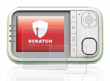 upscreen Schutzfolie für Belkin Baby 1000 Babyphone, Displayschutzfolie, Folie klar Anti-Scratch Anti-Fingerprint
