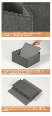 Coonoor Aufbewahrungsbox Faltbare Aufbewahrungsbox,Vliesstoff (3 St), Aufbewahrungsdose schubladen kleideraufbewahrung