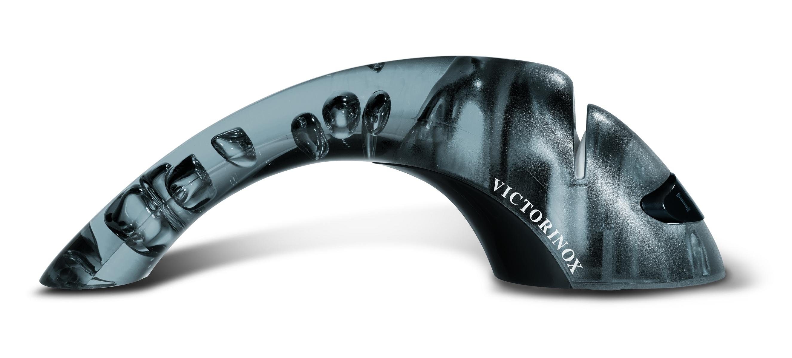 Keramikrollen, mit Victorinox Taschenmesser Messerschärfer, schwarz