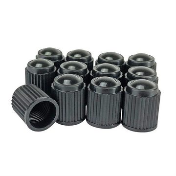 BAYLI Ventilkappe 100er Pack Reifenventilkappen aus Kunststoff Set aus 100 Stück Staubsc