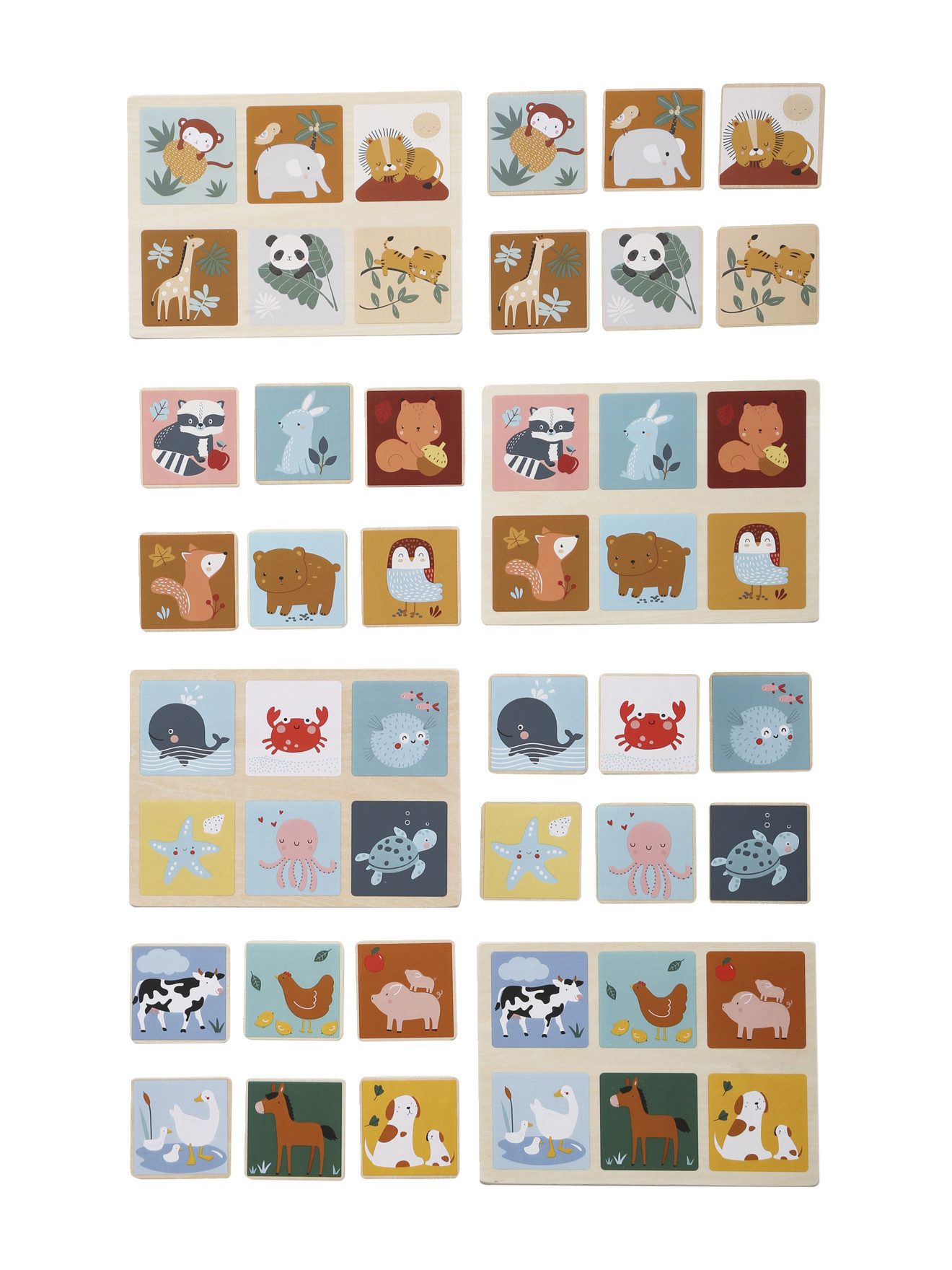 vertbaudet Lernspielzeug Tier-Bingo, Holz FSC® günstig online kaufen