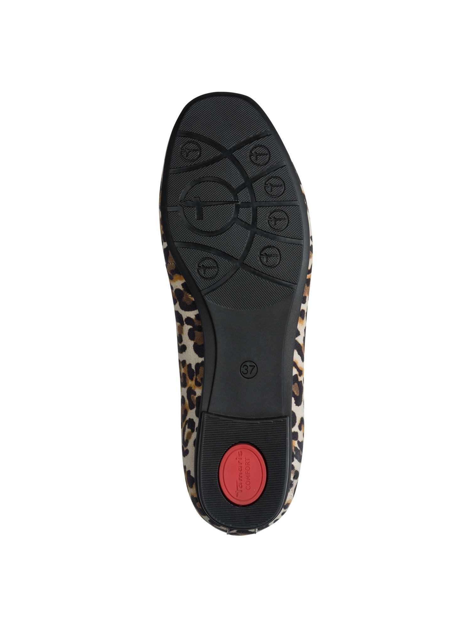 Tamaris WIDE FIT Removable Sock, comfortFit aus Leder Ballerina Removable Sock