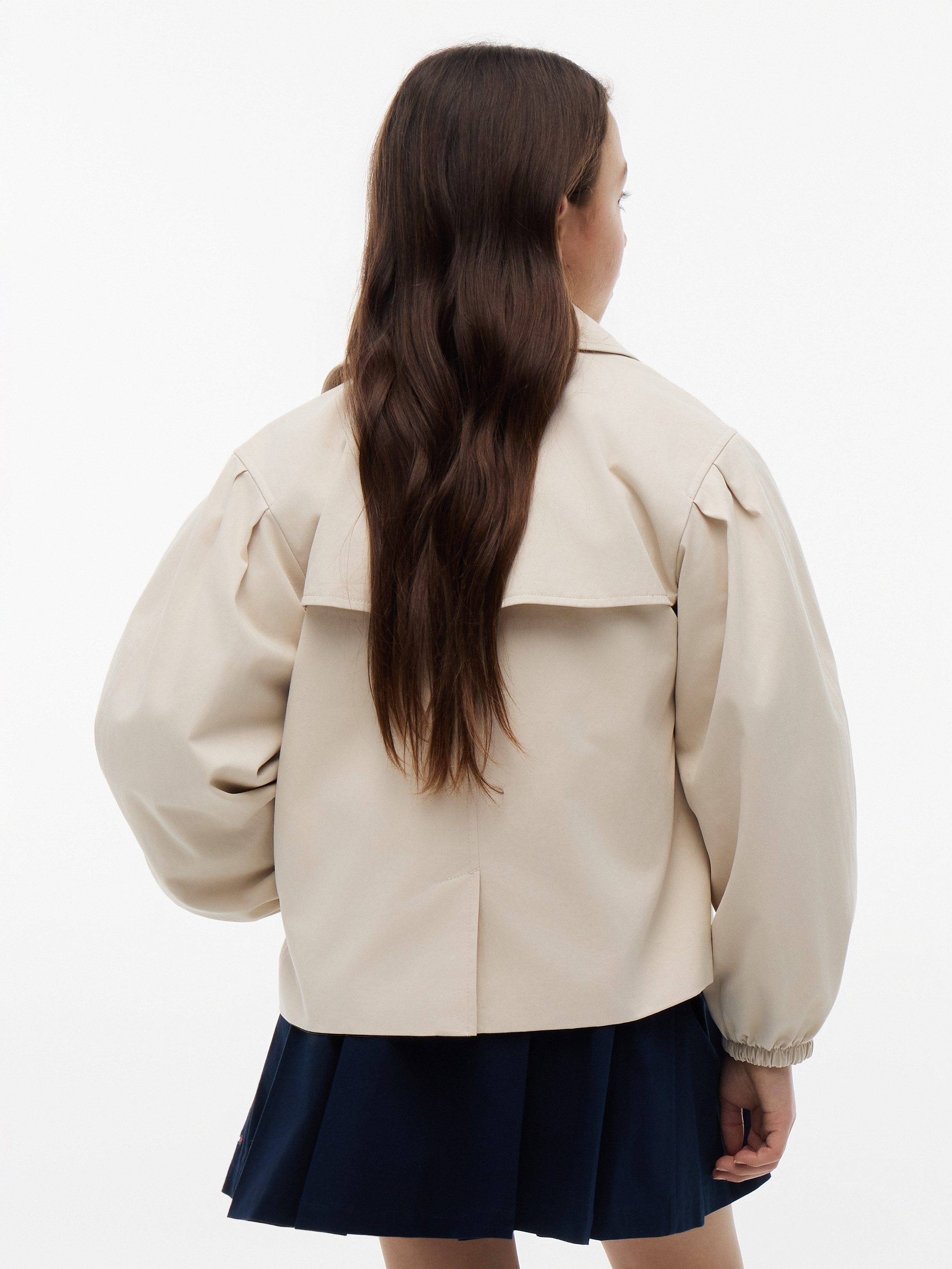 Tommy Hilfiger Kurzjacke 2-Reihig, Baumwoll-Mix, Kinder bis 16 Jahre