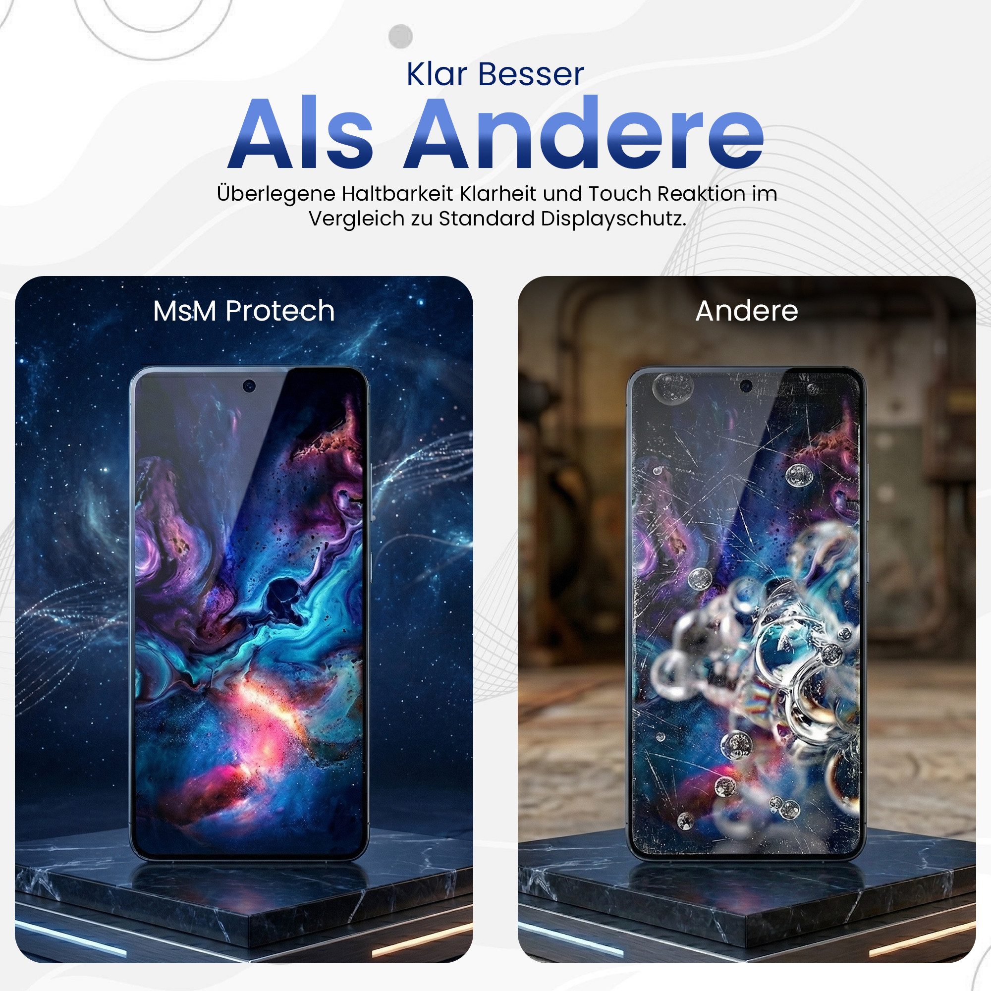 MSM Protech Displayschutzglas 2X 6D Schutzglas für Samsung Galaxy S26 Ultra Panzerfolie EASY INSTALL – Bild 4 von 5