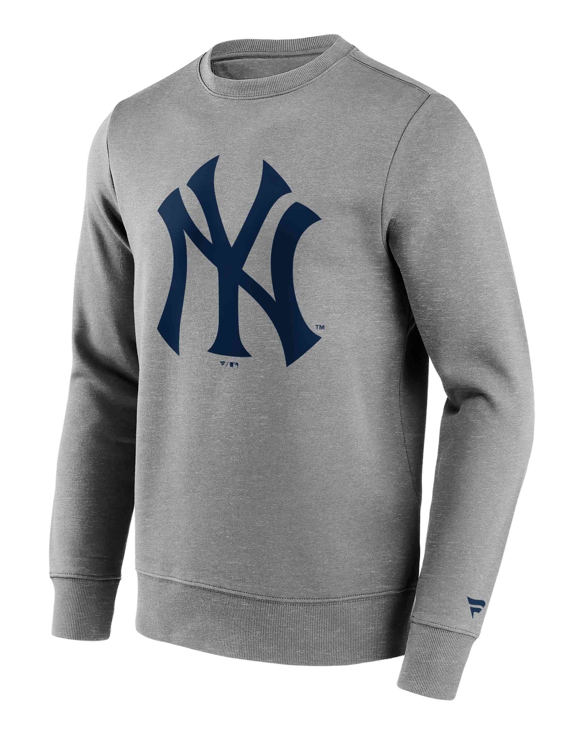 Fanatics Sweatshirt MLB New Yankees York Primary Crew Graphic Logo