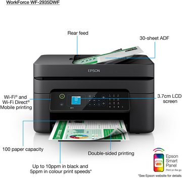 Epson WorkForce WF-2935DWF Multifunktionsdrucker, (WLAN (Wi-Fi), Wi-Fi Direct)