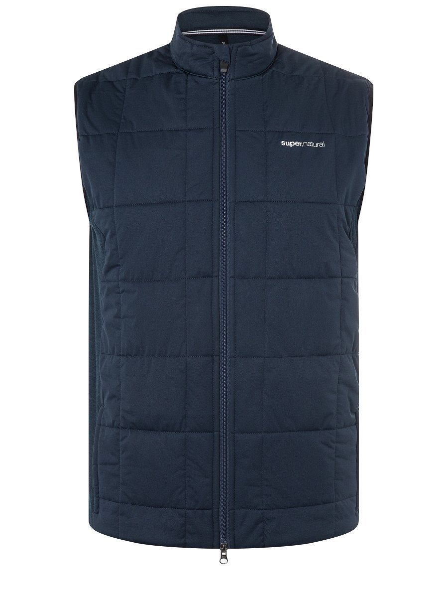 SUPER.NATURAL Funktionsweste Merino Weste M COMFORT GILET wärmender Merino-Materialmix