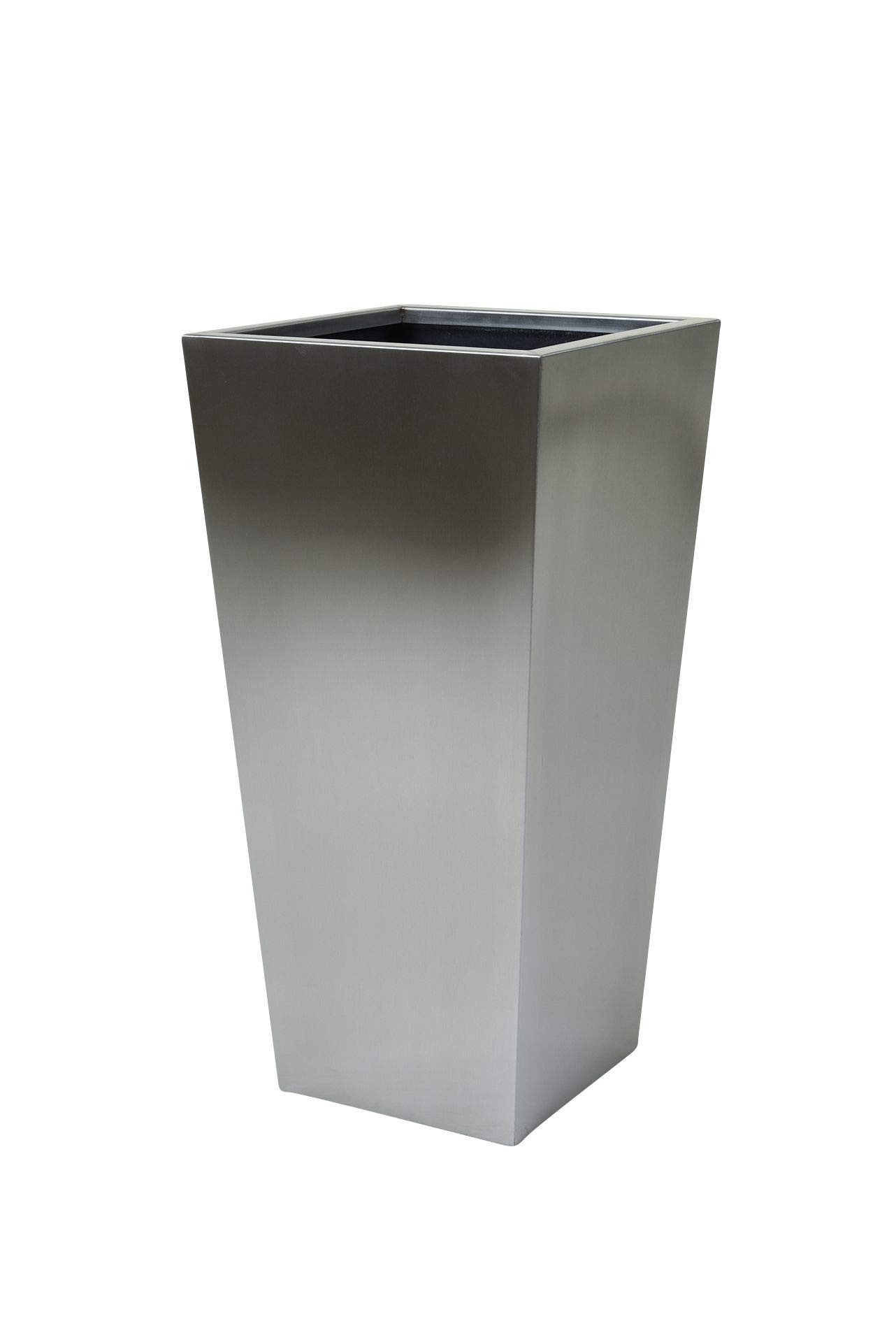 VIVANNO Плантатор Edelstahl CLASSIC Säule - Silber Gebürstet (1 St), 35x35x70 cm