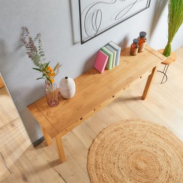 CARO-Möbel Konsolentisch CANCUN, Konsolentisch Schreibtisch Beistelltisch Standkonsole Landhaus Stil Ki