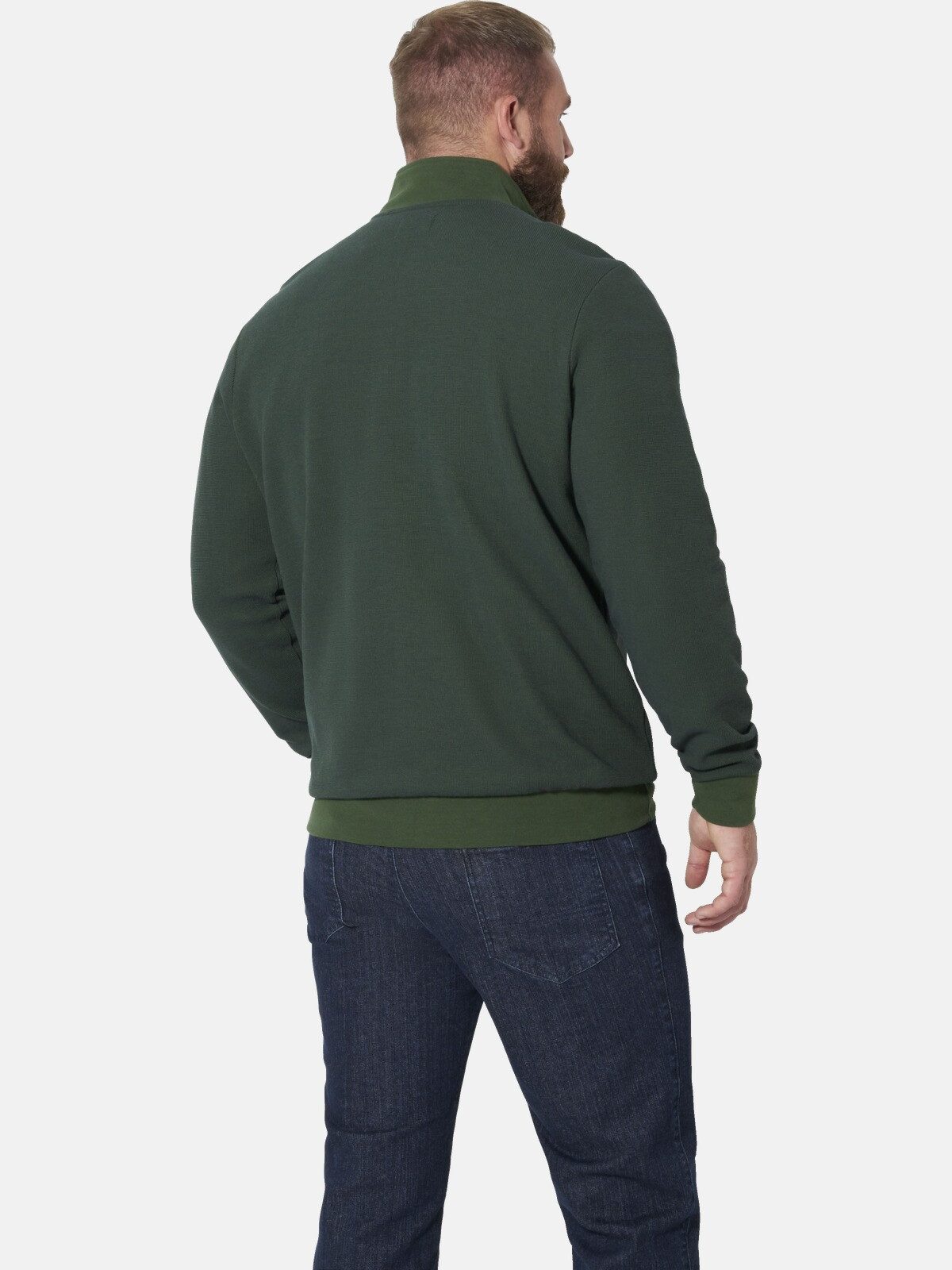 Jan Vanderstorm Sweatshirt MARKWARD mit Reißverschluss