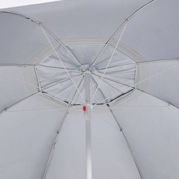 vidaXL Balkonsichtschutz Strandschirm mit Seitenwänden Grün 215 cm