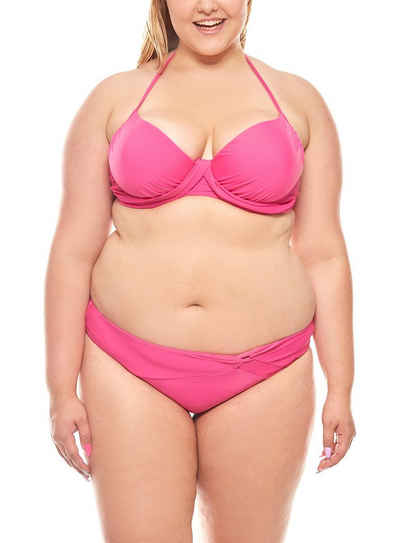 Heine Bügel-Bikini »heine ausgefallene Bademode Bademode Push-Up Neckholder Bikini große Oberweite D-Cup Pink«