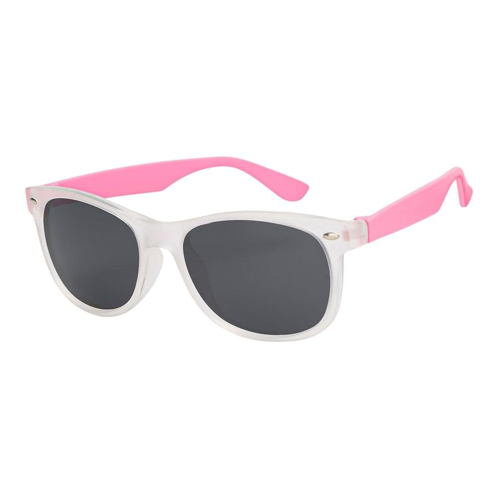 Bügel durchsichtigen Sonnenbrille Kinder Mädchen Rosa Cat-Eye (1-St) Eyewear BEZLIT Stil mit Wayfarer