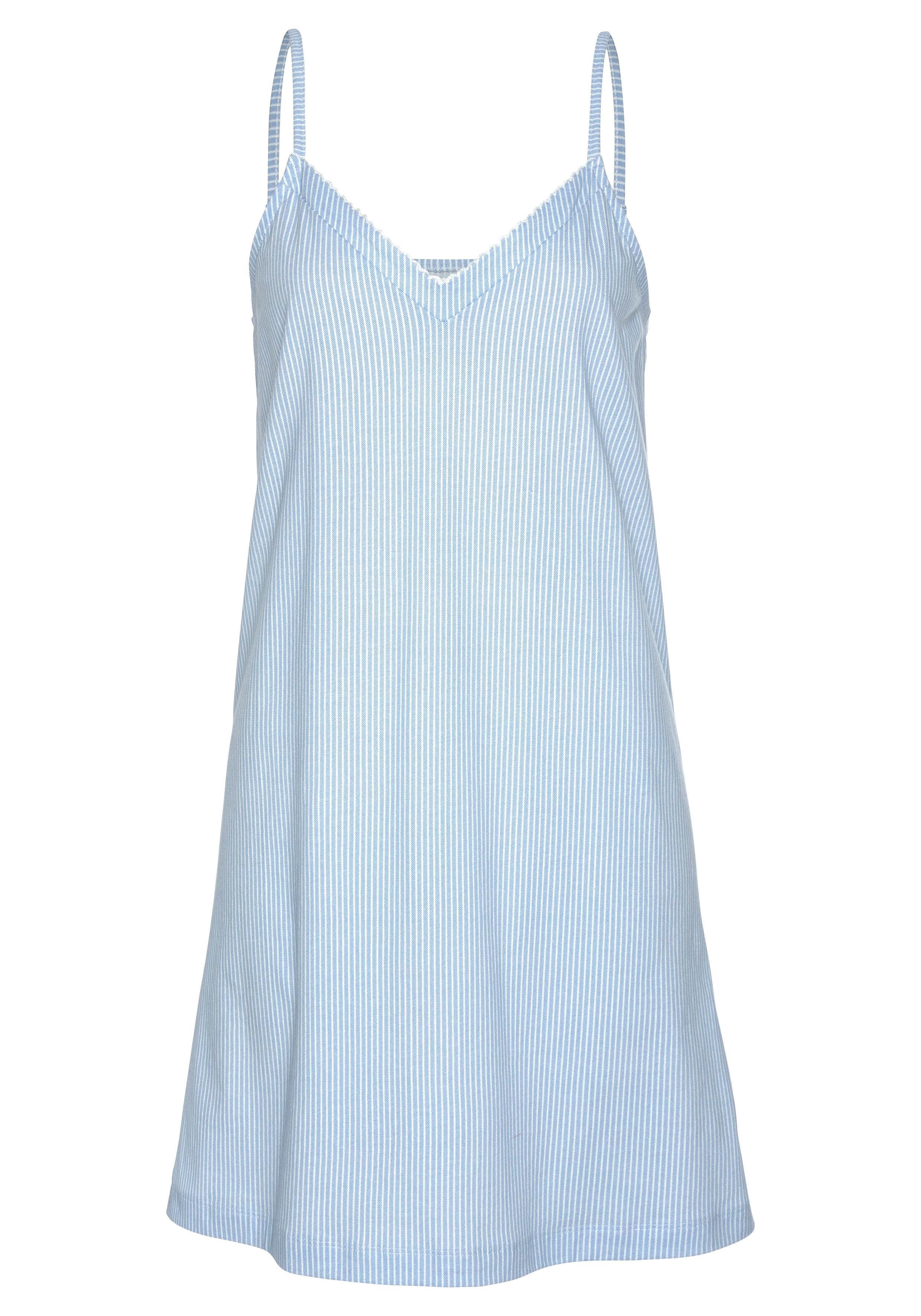 Vivance Dreams Negligé mit feinem Karo-Muster und Häkelkante. € 19,99