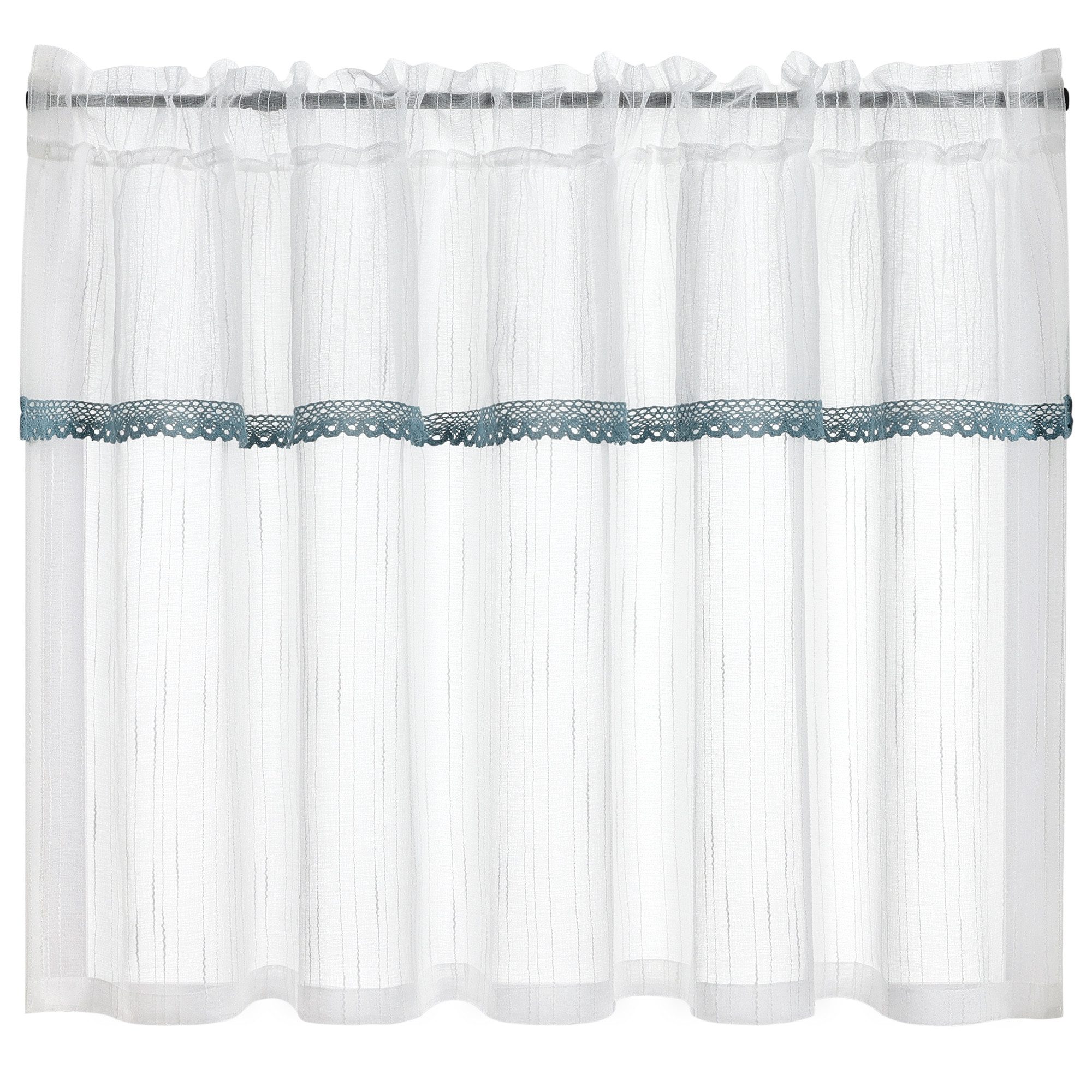 Delien Scheibengardine, Stangendurchzug (1 St), transparent, günstig online kaufen